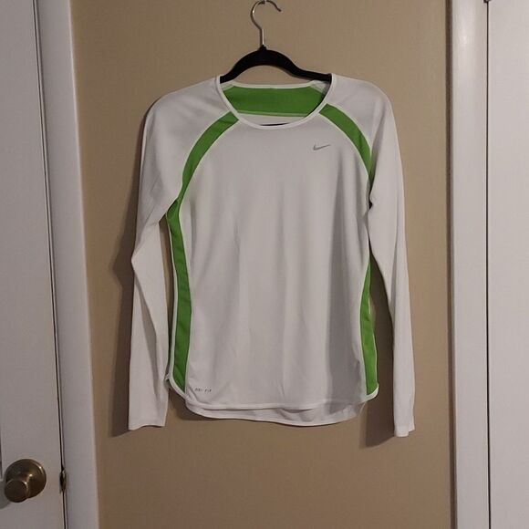 Nike Dri Fit Long Sleeve Performance Top M - Picture 1 of 6